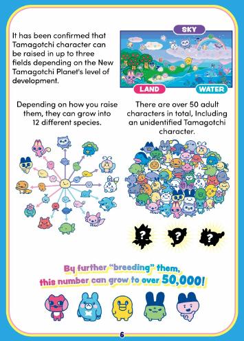 Tamagotchi Paradise English User Manual page 6