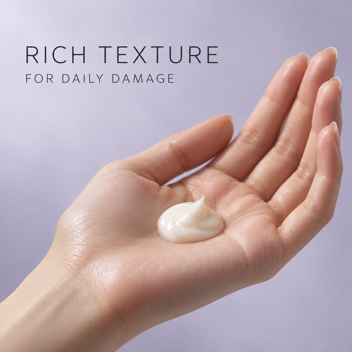 Rich texture for daily damage care