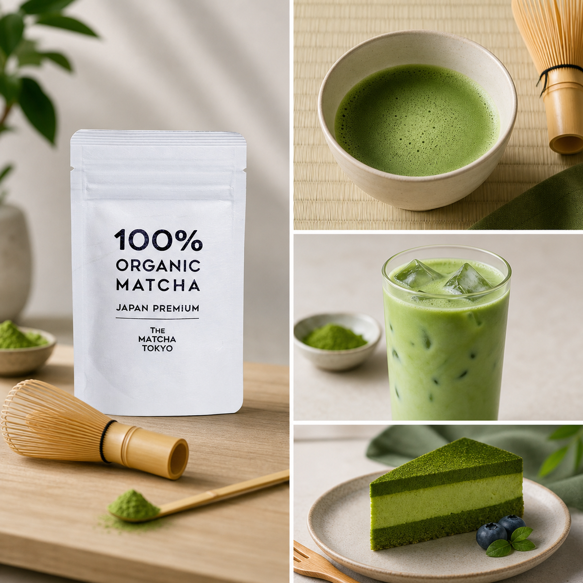 THE MATCHA TOKYO Japan Premium Organic Matcha serving ideas