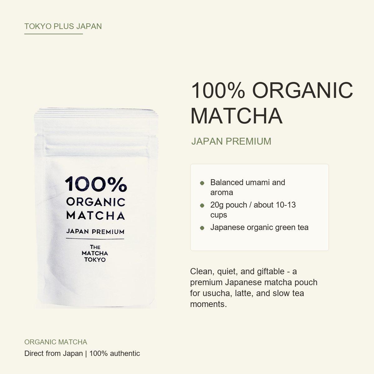 THE MATCHA TOKYO Japan Premium Organic Matcha Imagen general