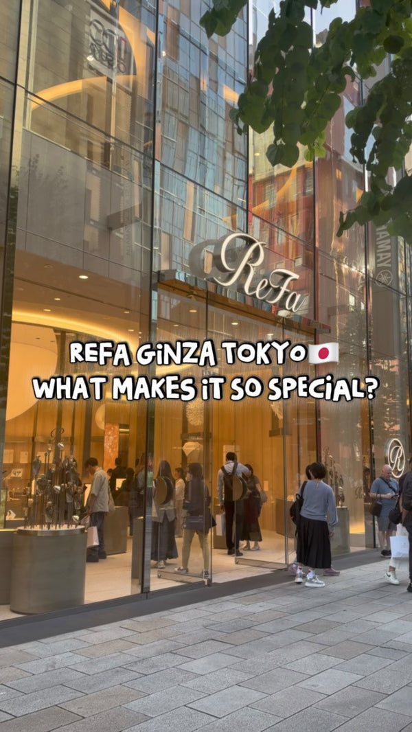 Visited ReFa Ginza! 🤍✨🥺