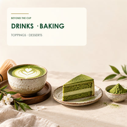 Tsujirihei Honten matcha for drinks, baking, toppings and desserts