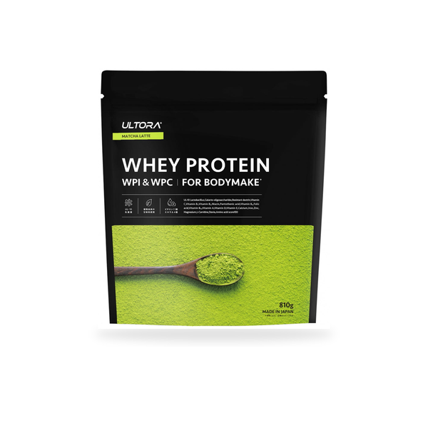 ULTORA Whey Protein 810g Matcha Latte flavor pouch