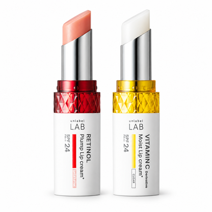 Unlabel LAB UV Lip Cream Retinol and Vitamin C, white background hero image