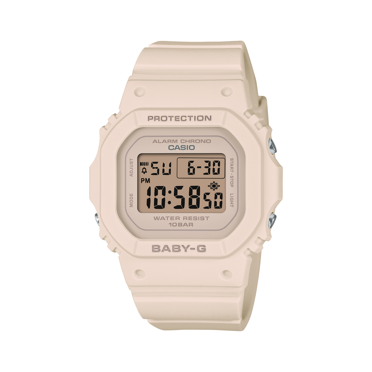 CASIO BABY-G BGD-565U-4JF Pink Beige front view