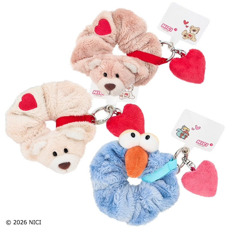 NICI Scrunchie Strap Love Bear Brown
