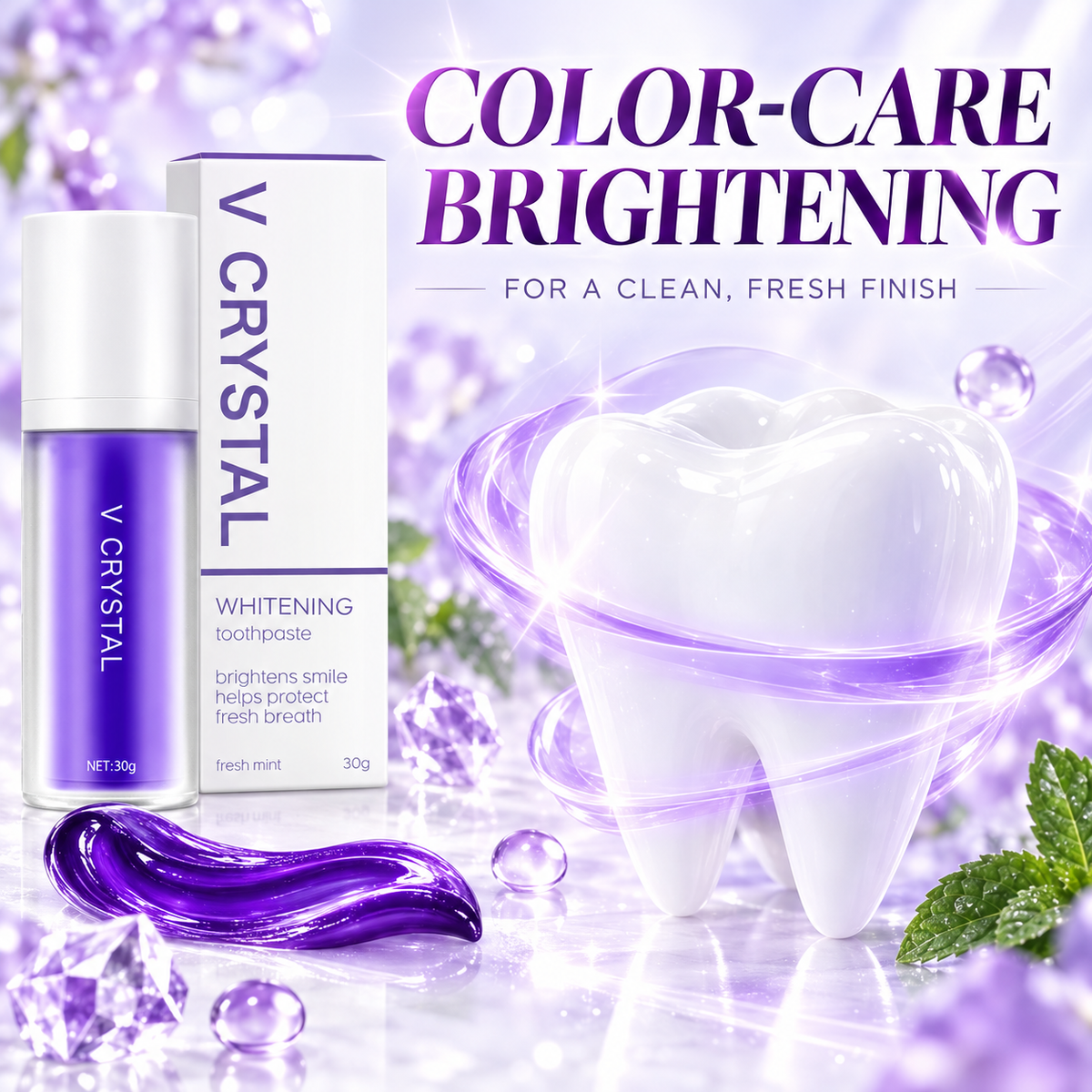 V CRYSTAL color-care brightening