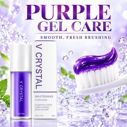V CRYSTAL purple gel care