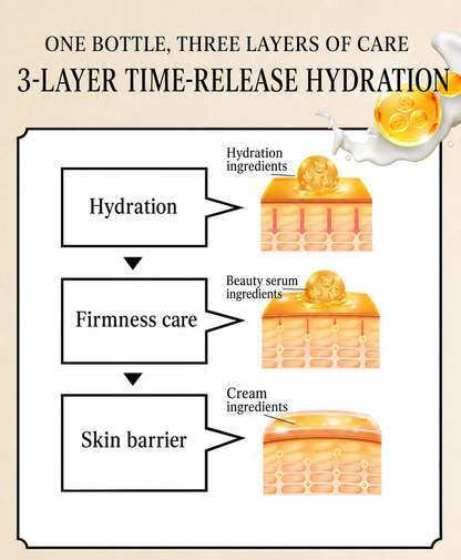 VARON three-layer time-release hydration care in English