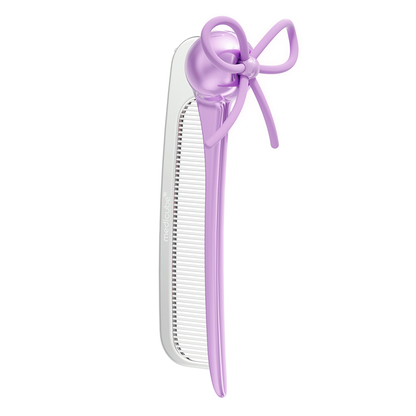 Violeta Roxo pente de cabelo de vidro