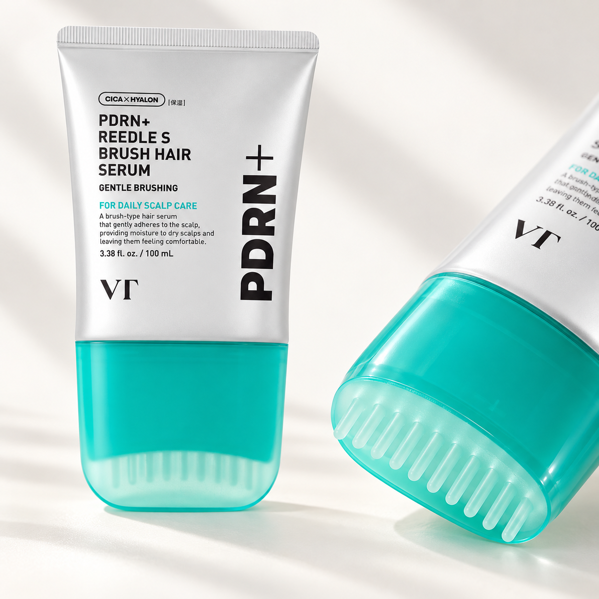 Brush applicator detail of VT PDRN+ Reedle S Hair Serum