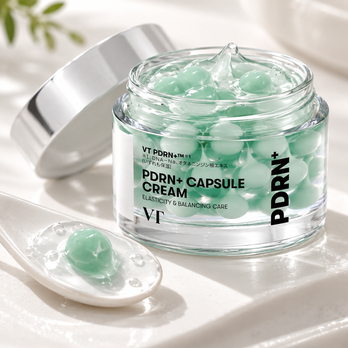 VT PDRN+ Capsule Cream — capsules and gel texture