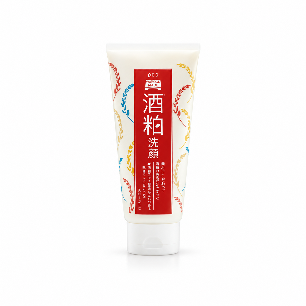 pdc Wafood Made Sake Lees Face Wash 170g on a white background