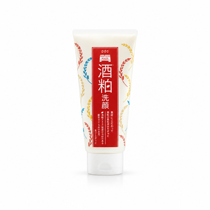 pdc Wafood Made Sake Lees Face Wash 170g on a white background