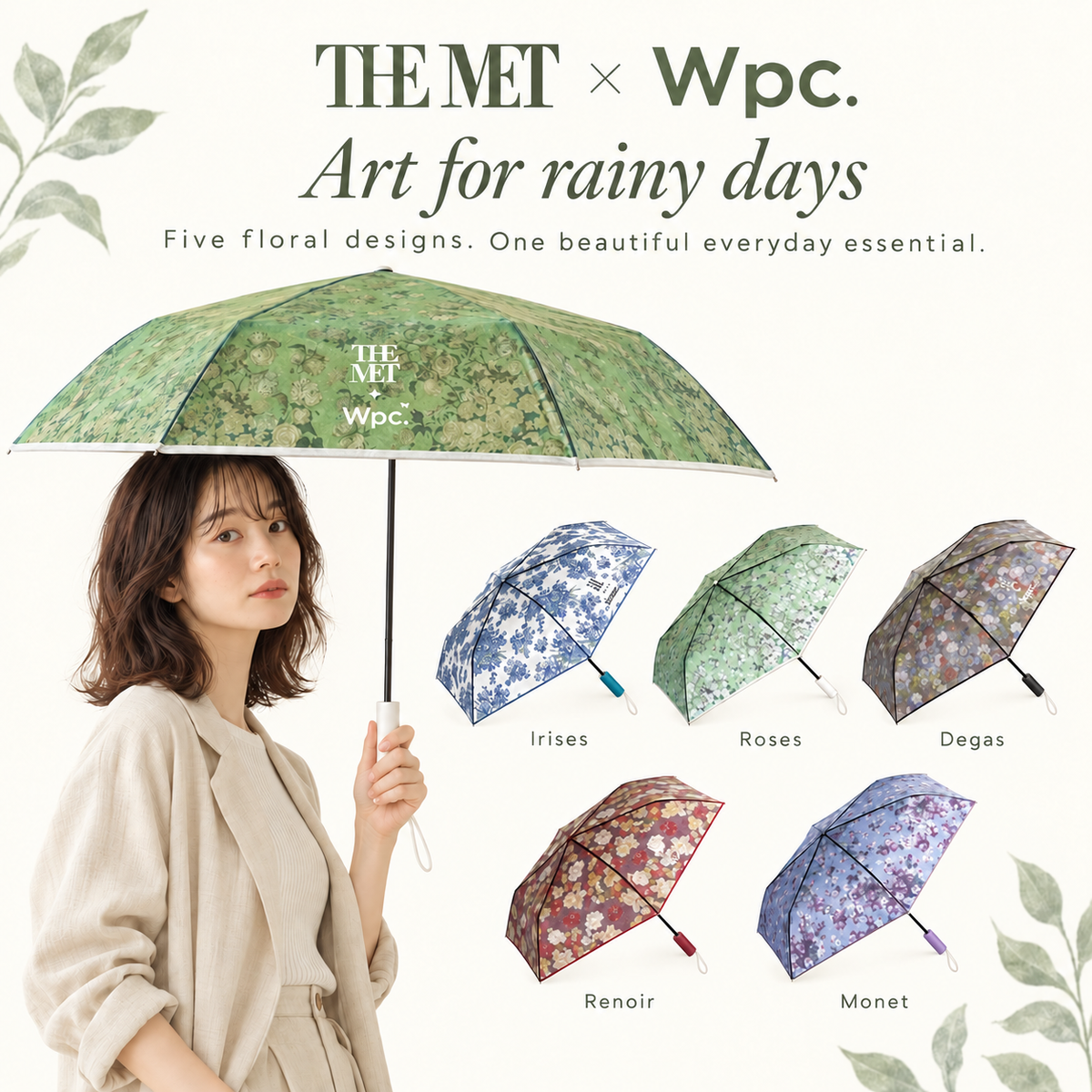 THE MET x Wpc mini folding umbrella - 01-lineup-v2