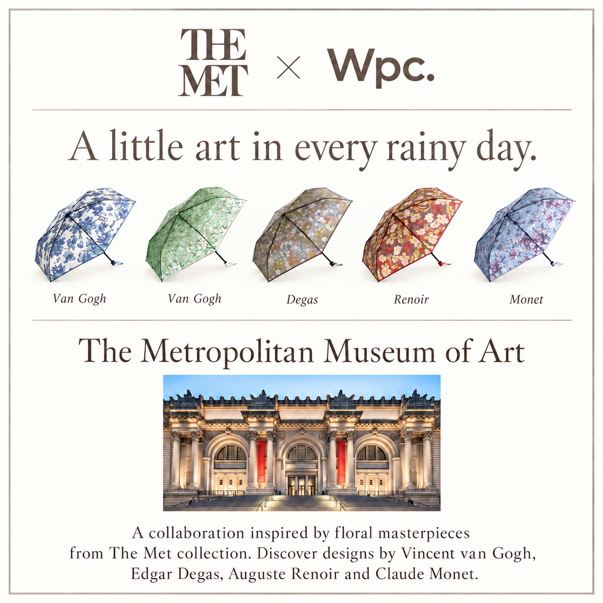 THE MET x Wpc mini folding umbrella - 02-museum-v2