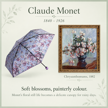 THE MET x Wpc mini folding umbrella - 03-monet
