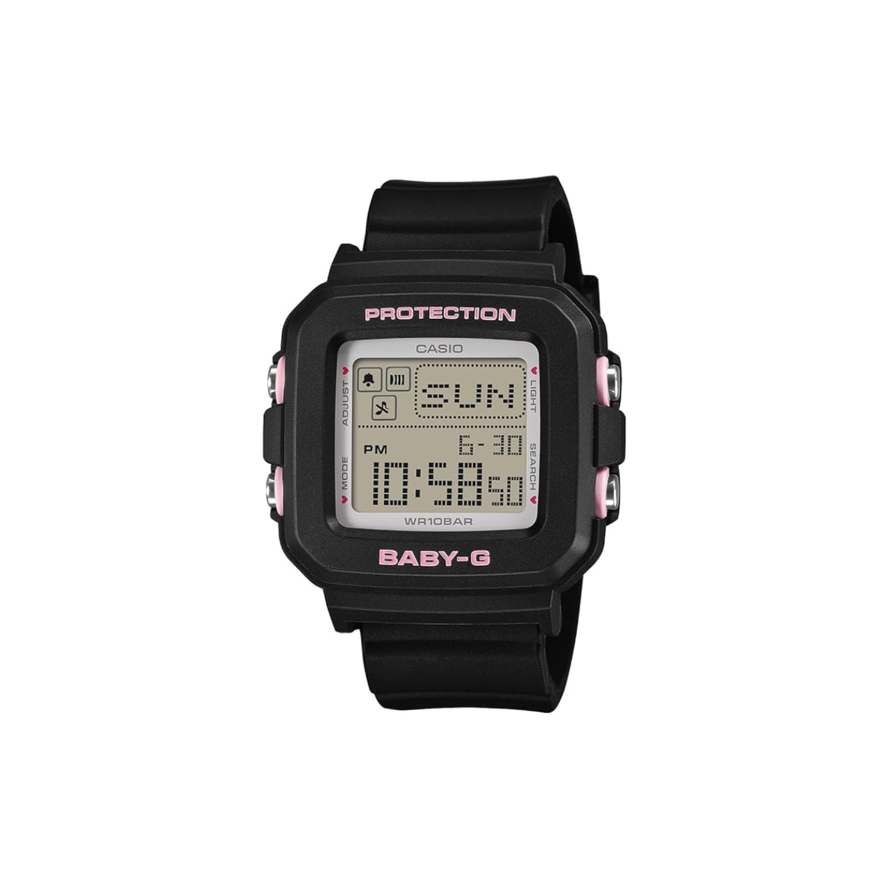 CASIO BABY-G+PLUS BGD-10KH Heart Pop Color Digital Watch