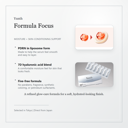 Yunth Pure PDRN Moisture Serum formula focus
