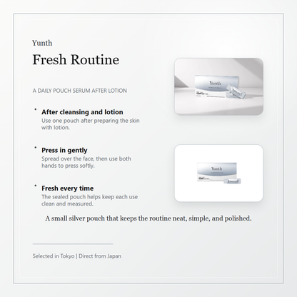 Yunth Pure PDRN Moisture Serum fresh routine